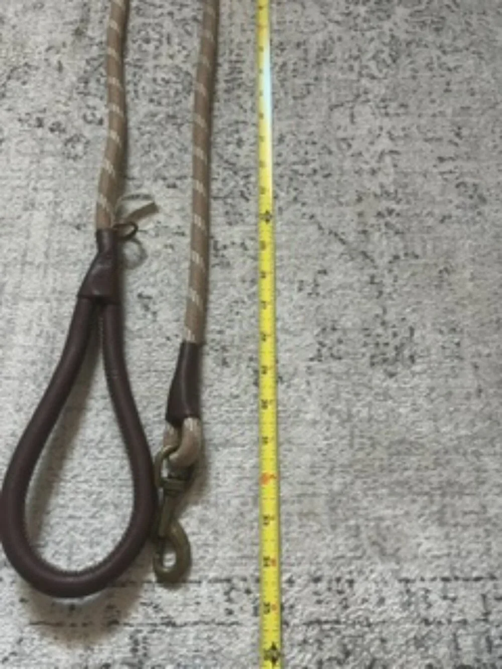 Reddy Tan Rope Dog Leash 6 ft